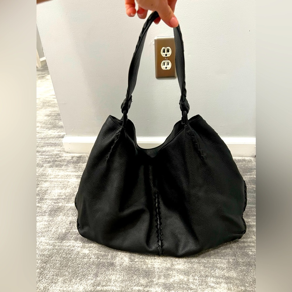 Bottega Veneta large leather breaded shoulder bag